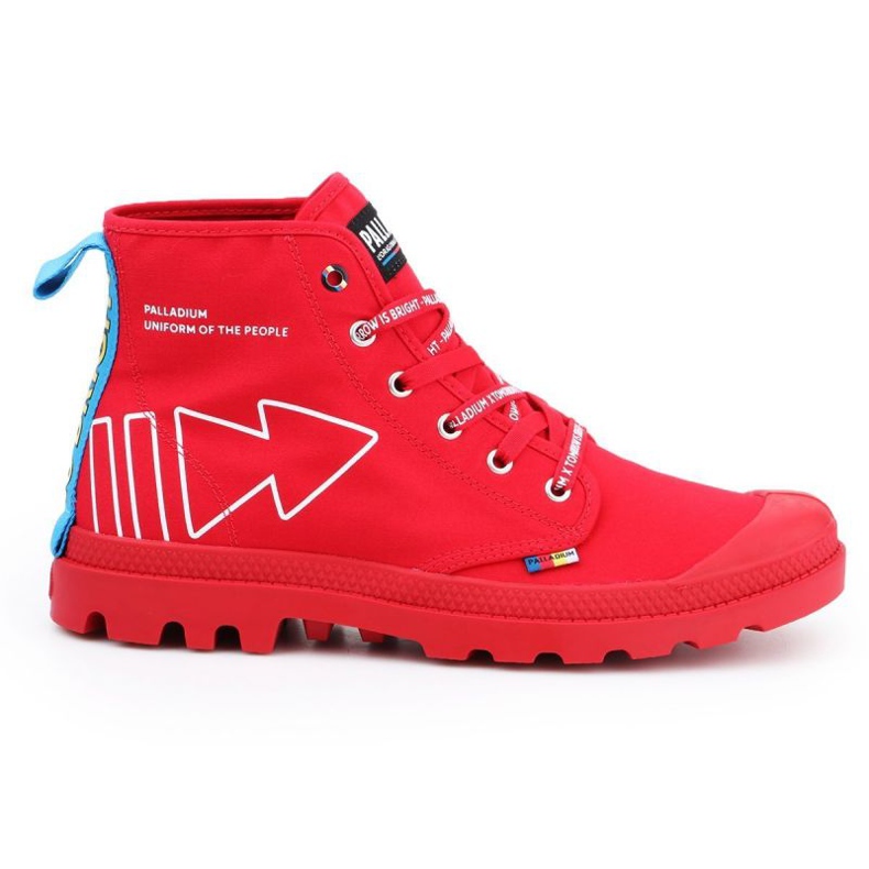 Shoes Palladium Pampa Dare Pc U 76862-633-M red Shoes Palladium Pampa Dare Pc U 76862-633-M red