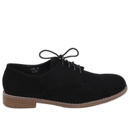 Black laced loafers G325 Black