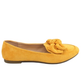 Women's loafers honey 9086 Yellow