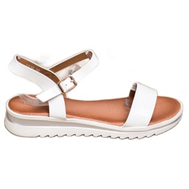 Weide Casual Varnished Sandals white