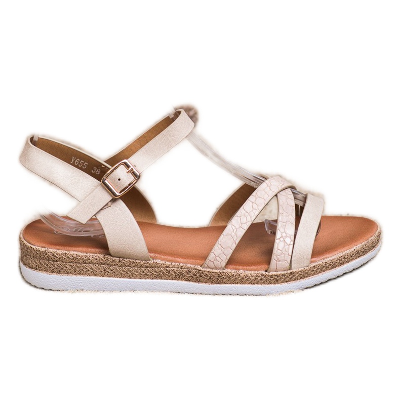 Weide Comfortable Beige Sandals