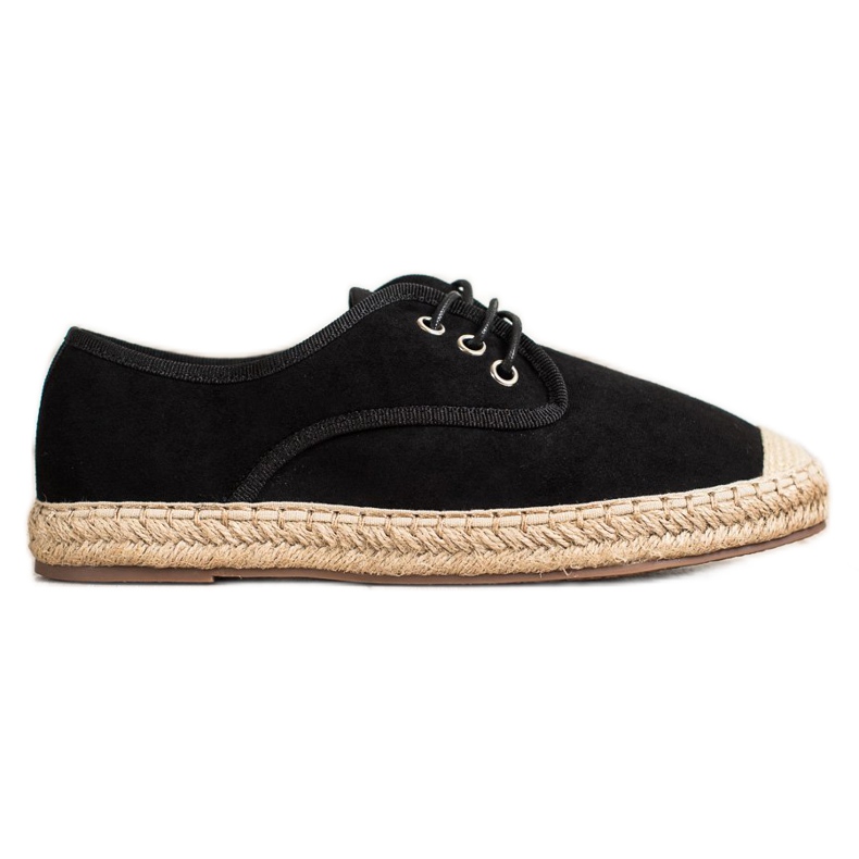 Cm Paris Black Espadrilles