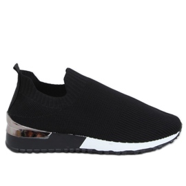 Black LDH006 Black socks sports shoes