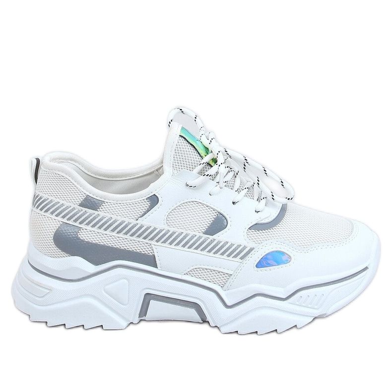 White sports shoes FF-2 White