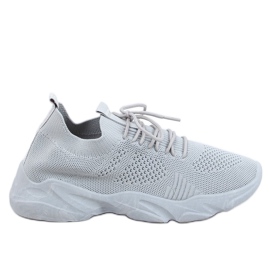 Gray FF-10 Gray socks sports shoes grey