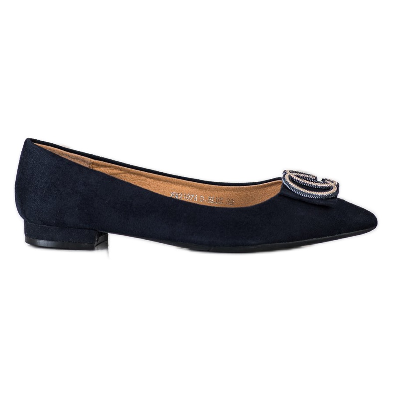 Fama Elegant Ballerina With Ornament navy blue Fama Elegant Ballerina With Ornament navy blue
