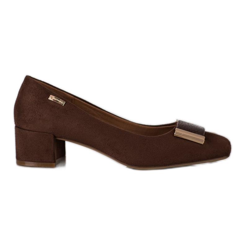 Pumps On A Low Heel Sergio Leone brown