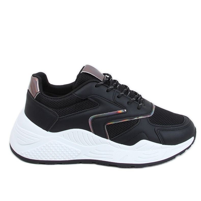 Black GB-003 Black sports shoes