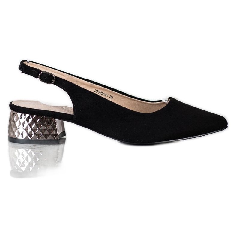 Filippo Fashionable pumps with an exposed heel black