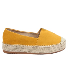 Women's honey espadrilles AB-79 Yellow Women's honey espadrilles AB-79 Yellow