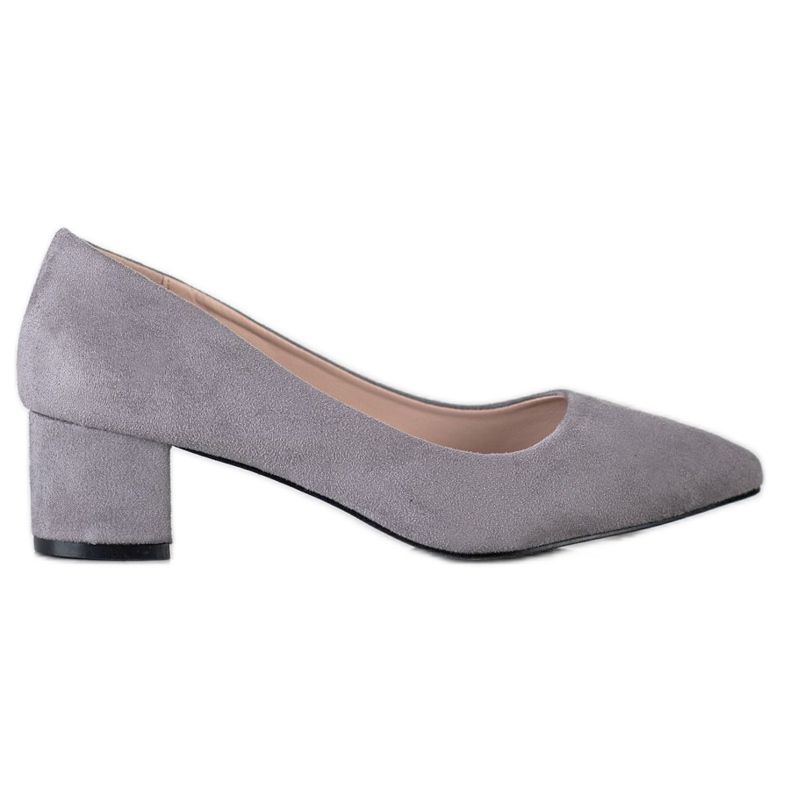 Goodin Gray Pumps In Spitz grey