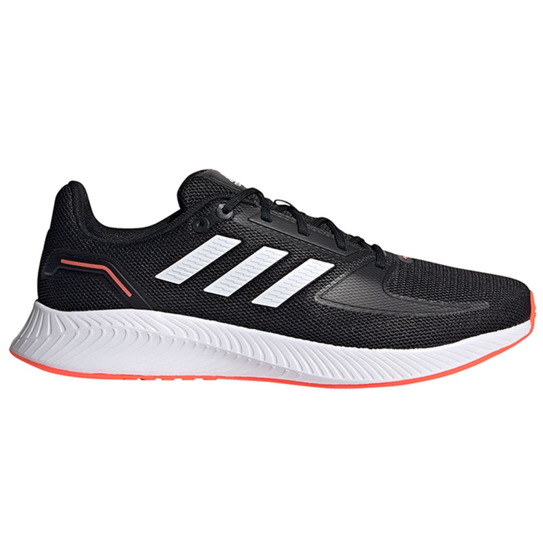 Adidas Runfalcon 2.0 men's shoes black-white-orange FZ2803