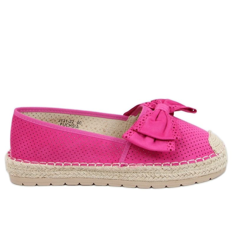Fuchsia espadrilles J131-22 Fuchsia pink