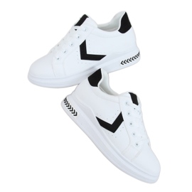 White CC-40 WHITE / BLACK women's sneakers