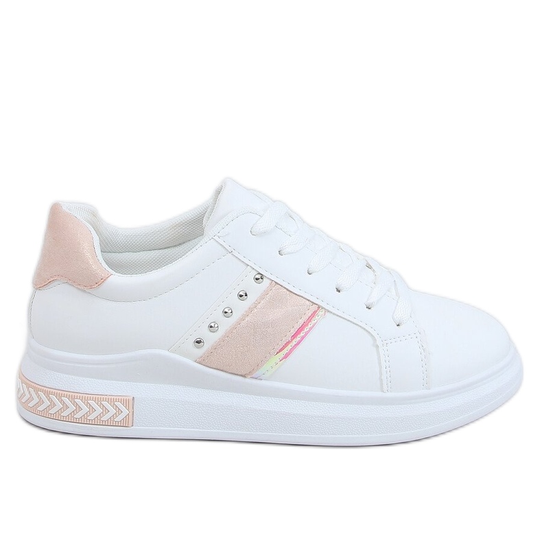 White women's sneakers CC-42 Pink