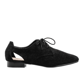 Black shiny low cut boots from Dorothy