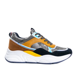 Gray camo sneakers from Lindsay brown Gray camo sneakers from Lindsay brown