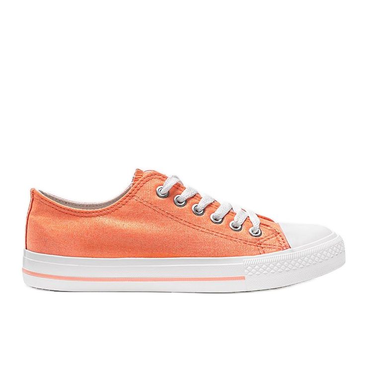 Orange shiny Cora sneakers Orange shiny Cora sneakers