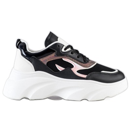 SHELOVET Fashionable Sneakers white black SHELOVET Fashionable Sneakers white black