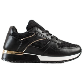 SHELOVET Stylish Sneakers For Spring black