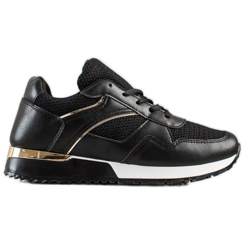 SHELOVET Stylish Sneakers For Spring black