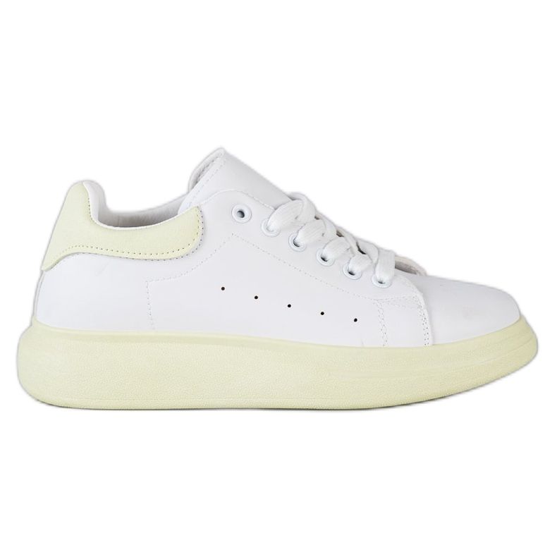 SHELOVET Sneakers On The Green Platform white