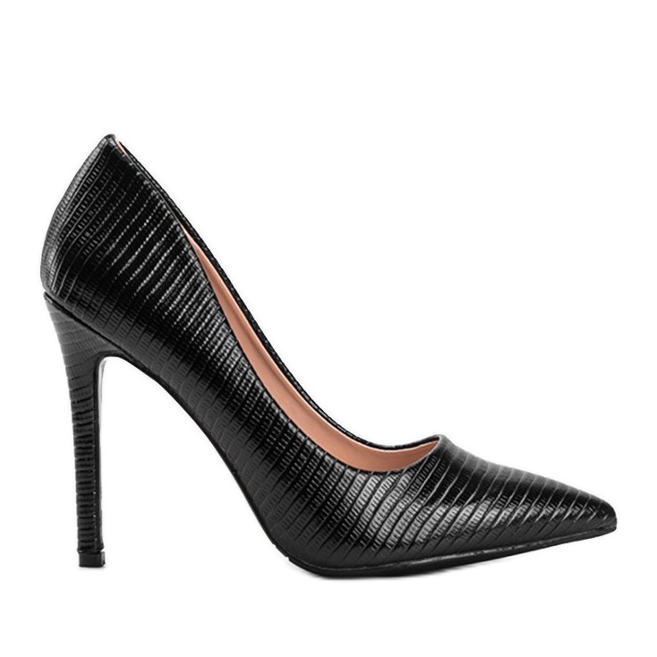 Black pumps on the Blanca heel Black pumps on the Blanca heel