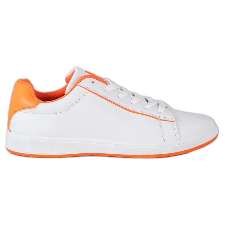 SHELOVET Low-top Sneakers With Eco Leather white