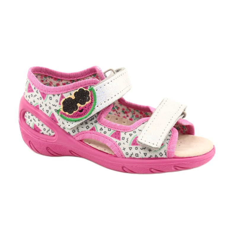 Befado sandals children's shoes 065P148 pink silver grey