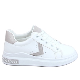 White women's sneakers CC-40 Gray White women's sneakers CC-40 Gray