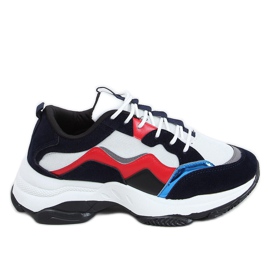Multicolored sports shoes 1033 White