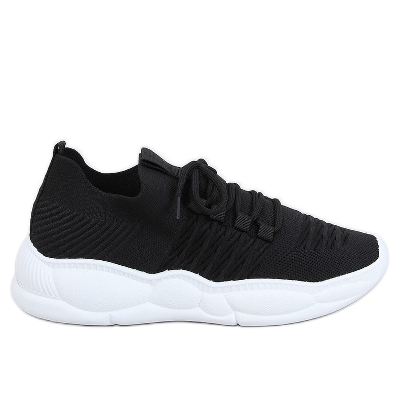 Black LA40 Black socks sports shoes