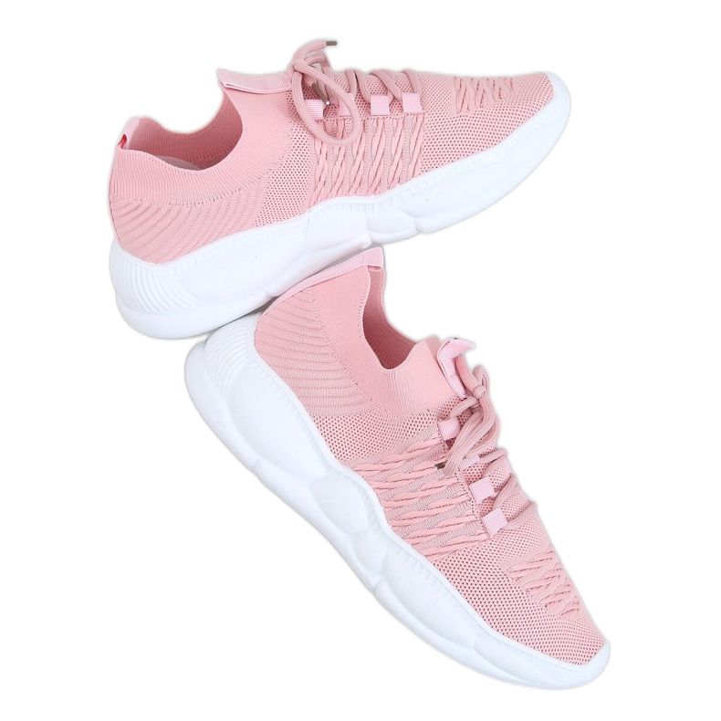 Pink LA40 Pink socks sports shoes