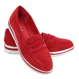 High-soled loafers red 1151 Red