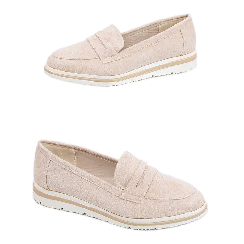 High-soled loafers 1151 Beige