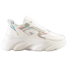 SHELOVET Fashionable Sneakers white SHELOVET Fashionable Sneakers white