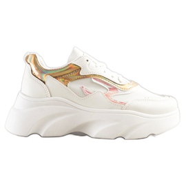 SHELOVET Fashionable Sneakers white
