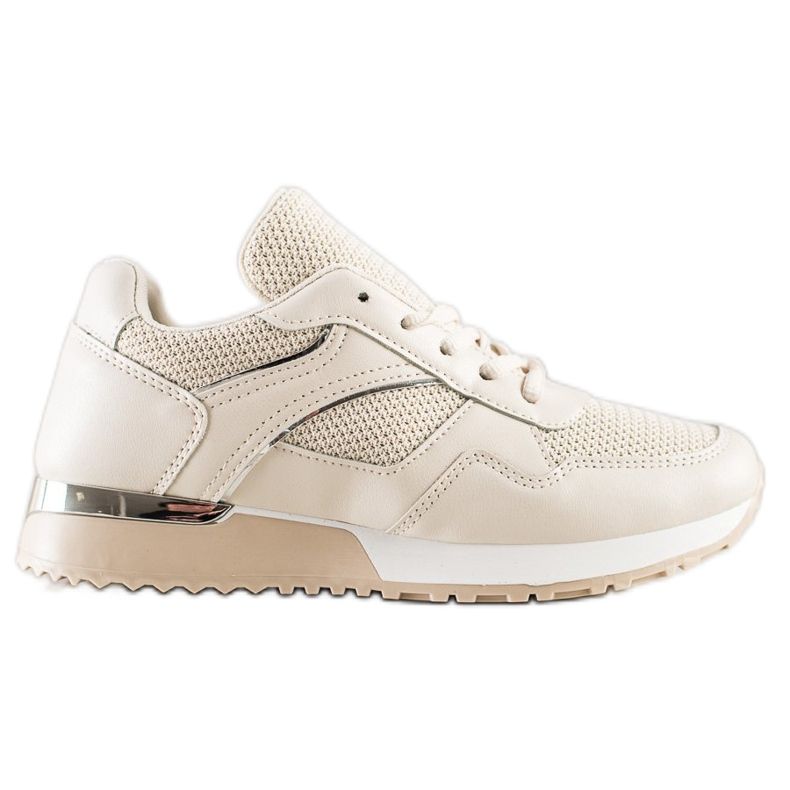 SHELOVET Stylish Sneakers For Spring beige