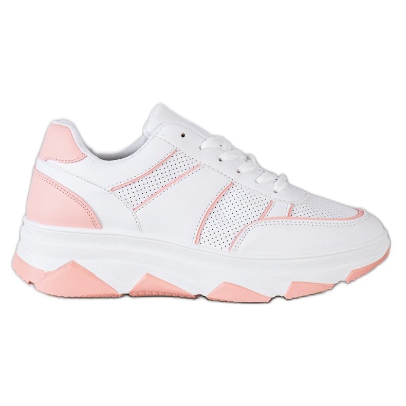 SHELOVET Casual Sport Shoes white pink