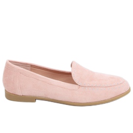 Moccasins with pink 4322 Pink studs