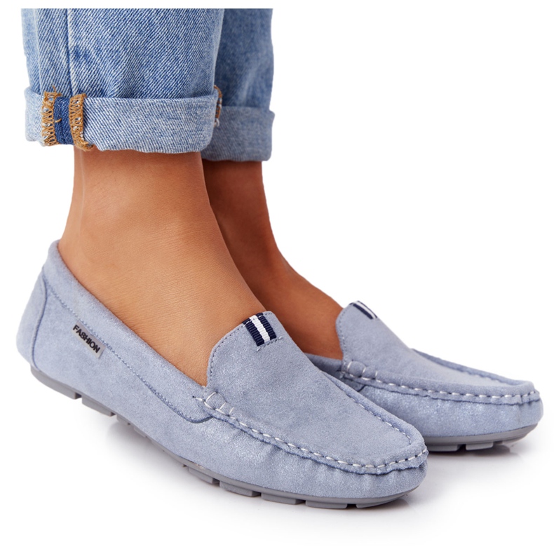 PH1 Women's Suede Blue San Marino Loafers PH1 Women's Suede Blue San Marino Loafers