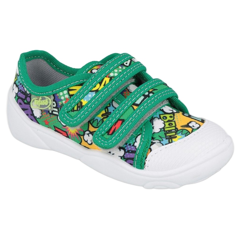 Befado Velcro Sneakers Bang 907P122 multicolored green