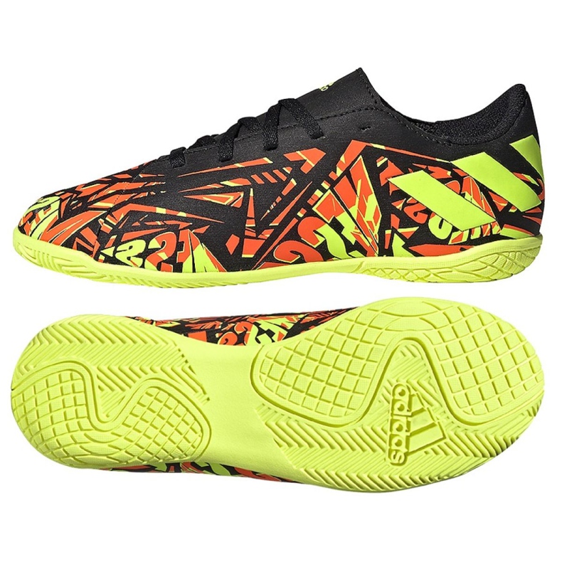 Adidas Nemeziz Messi.4 In Jr FW7310 football boots black, yellow, orange orange