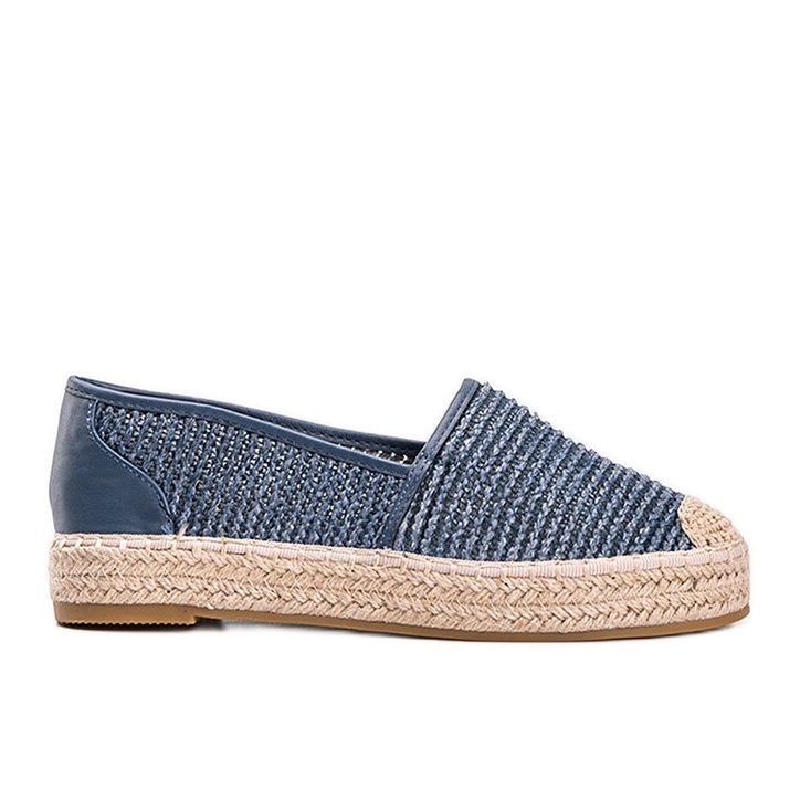 Carly blue woven espadrilles Carly blue woven espadrilles
