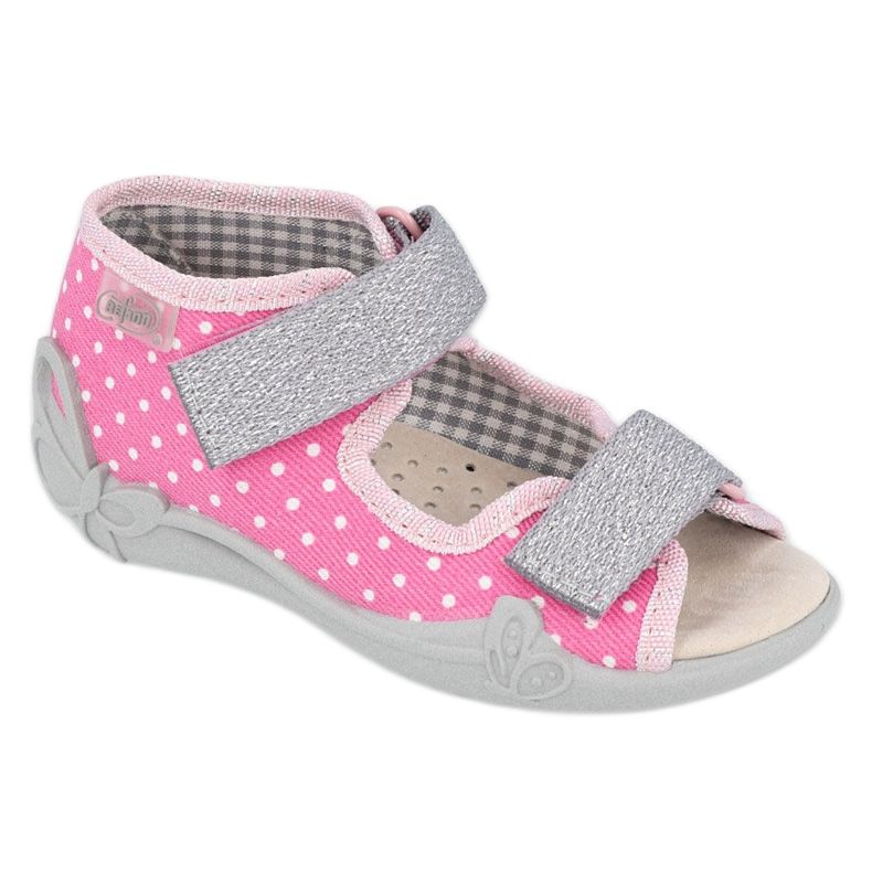 GIRL'S SANDALS PAPI BEFADO 342P016 pink silver