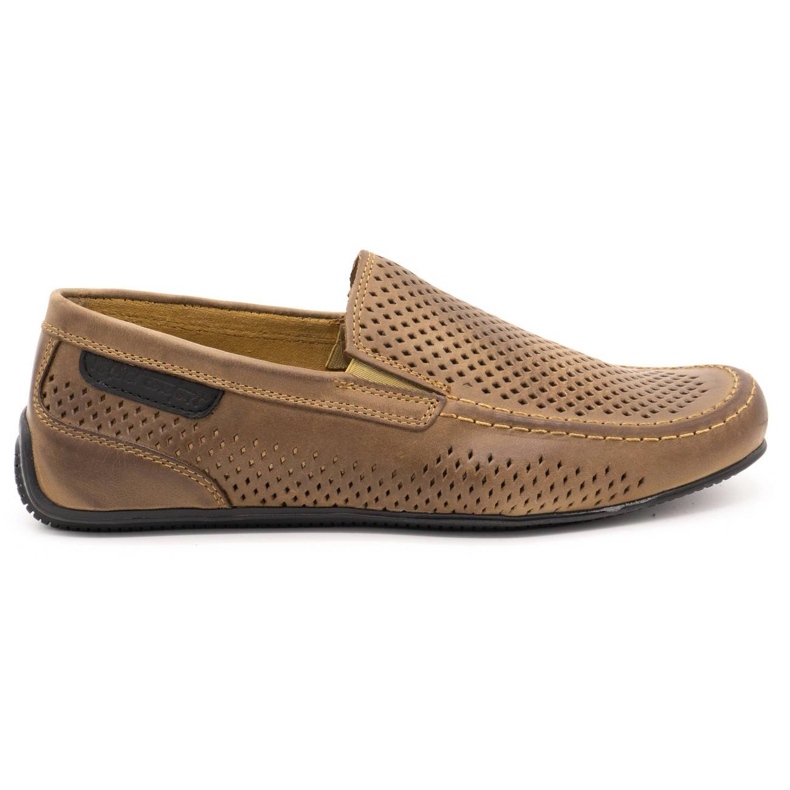 Polbut Men's leather loafers 2105P brown Polbut Men's leather loafers 2105P brown