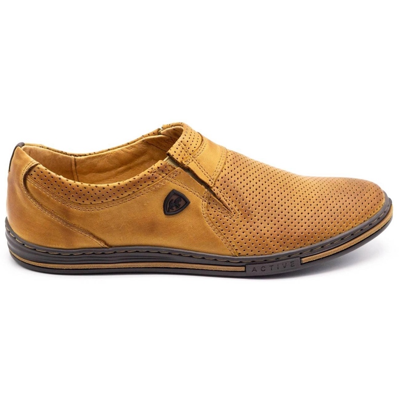 Polbut Men's shoes leather 362 Per red multicolored orange