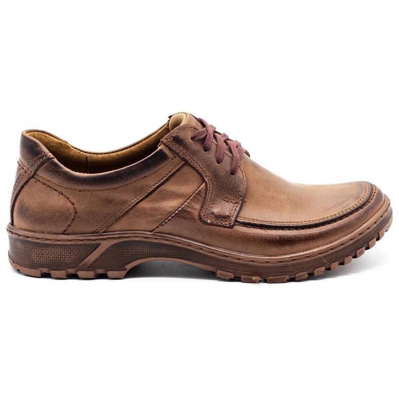 KOMODO Leather men's shoes 853 brown KOMODO Leather men's shoes 853 brown