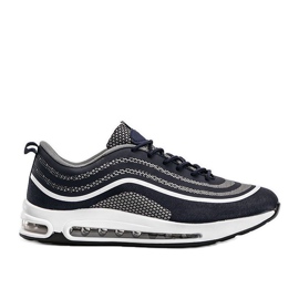 Keyon navy blue men's sports sneakers