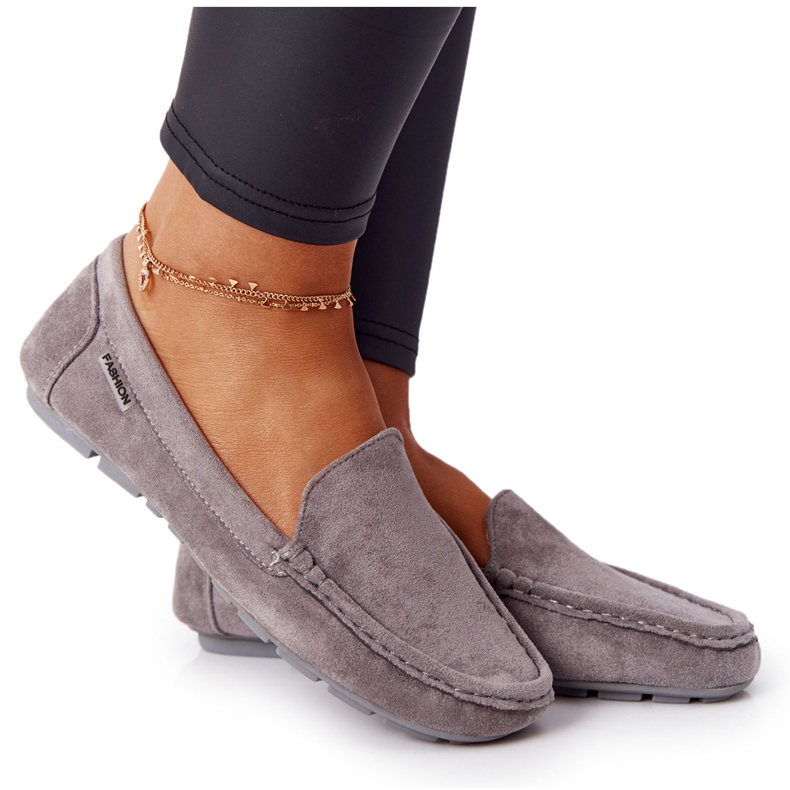 PH1 Women's Suede Loafers Gray San Marino grey